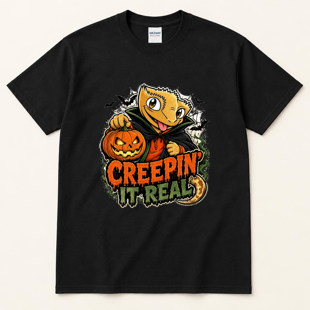 Creepin it Real black tee