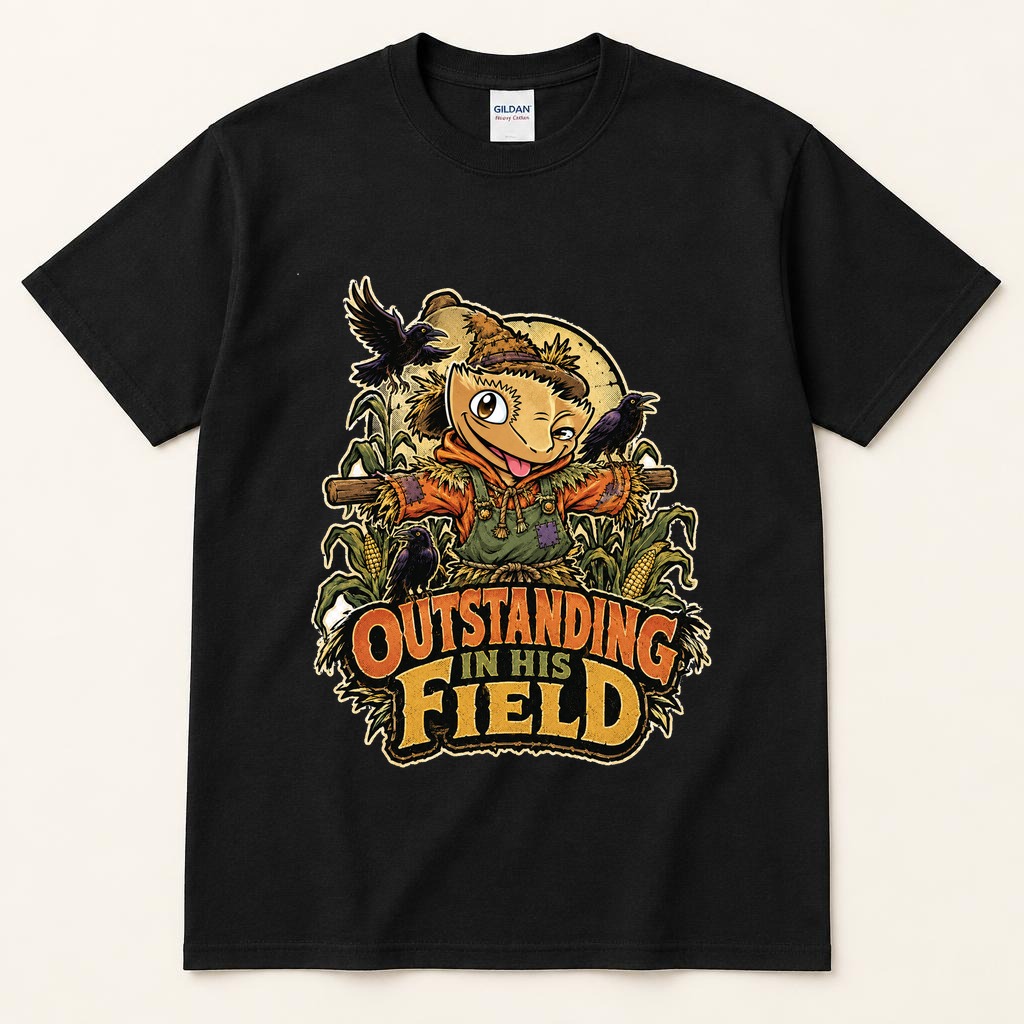 Crest Scarecrow black tee