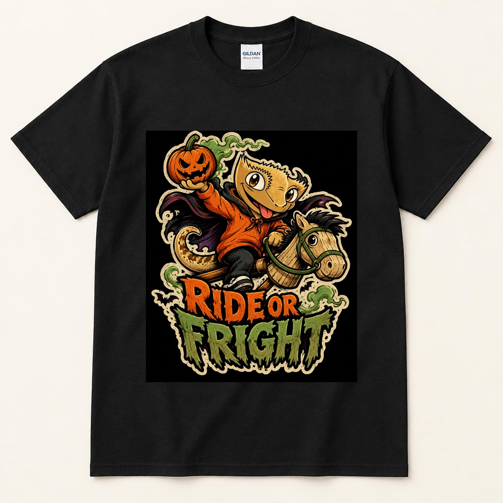 Crest Headless Rider black tee