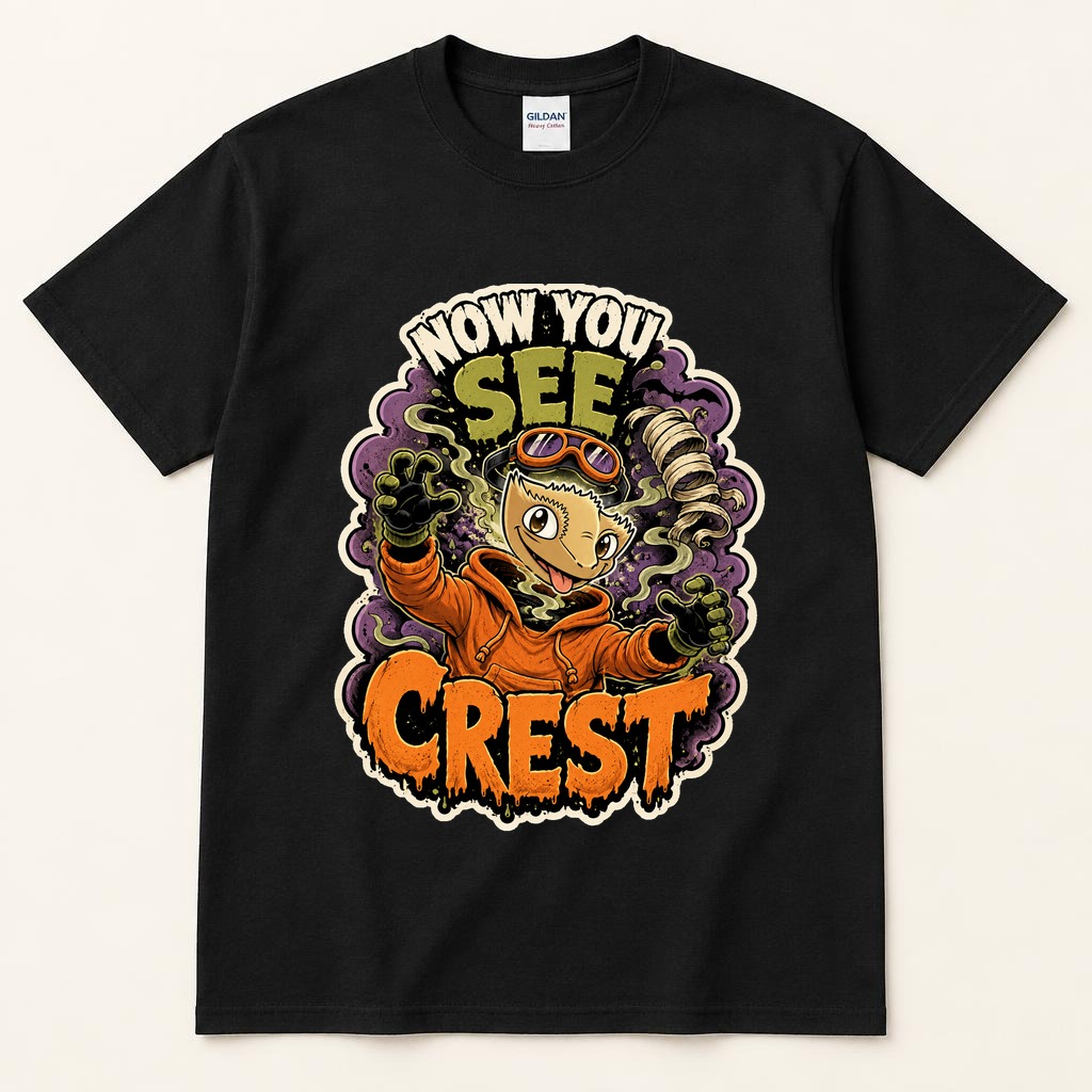 Crest Invisible Monster black tee