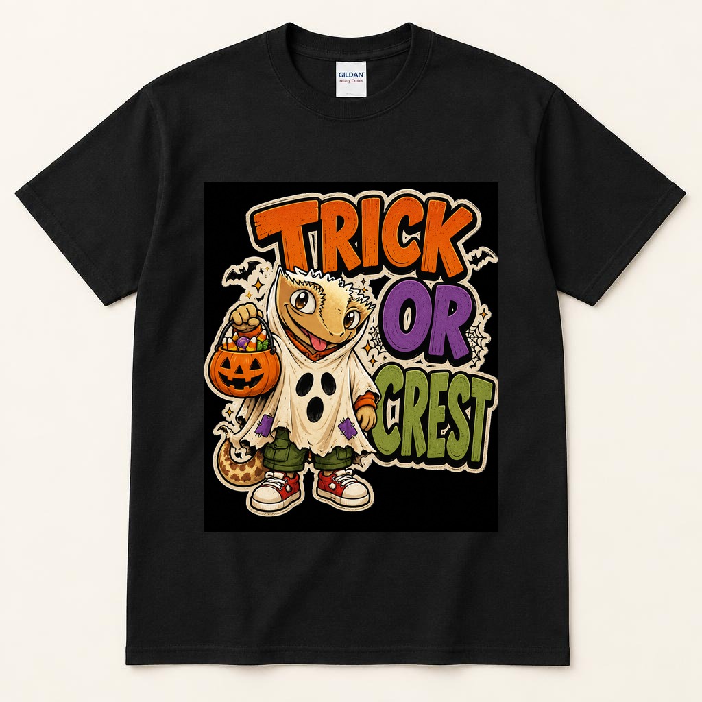 Trick or Crest black tee
