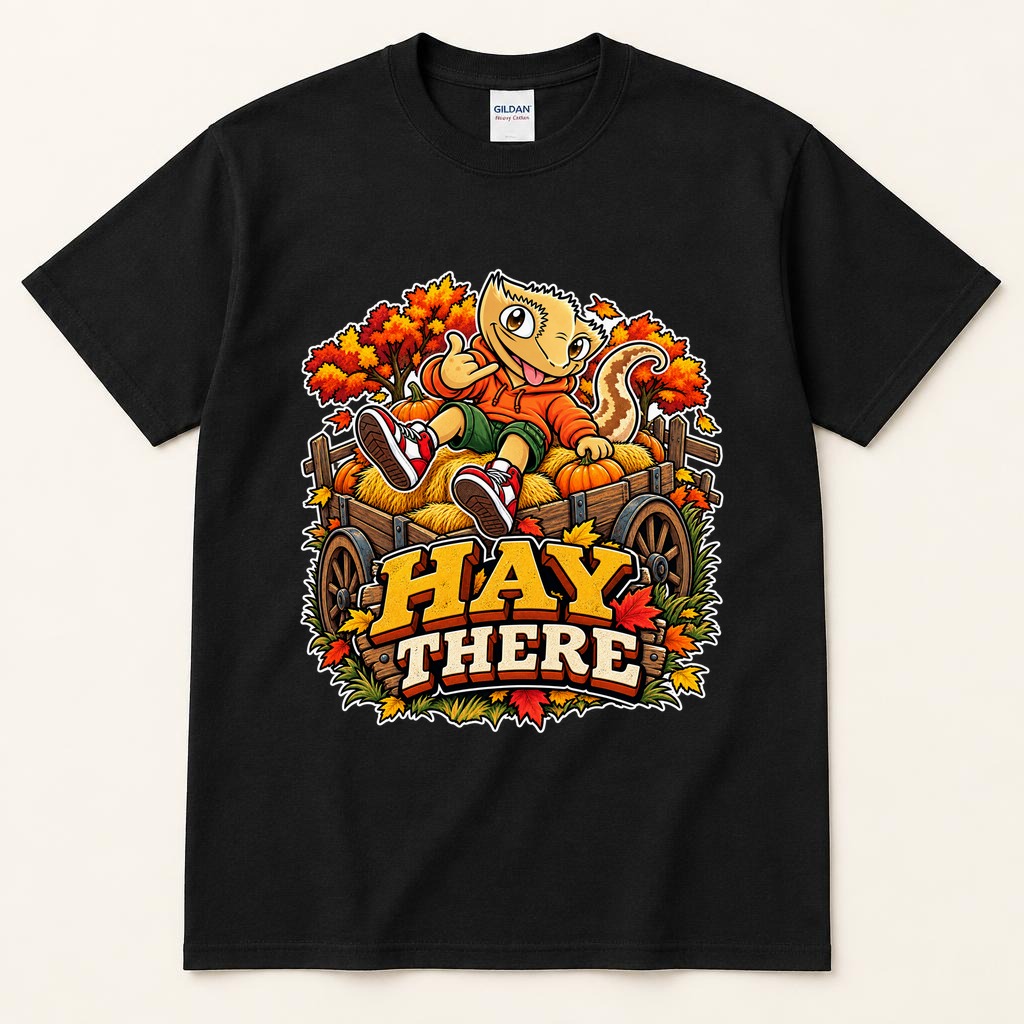Hay There black tee