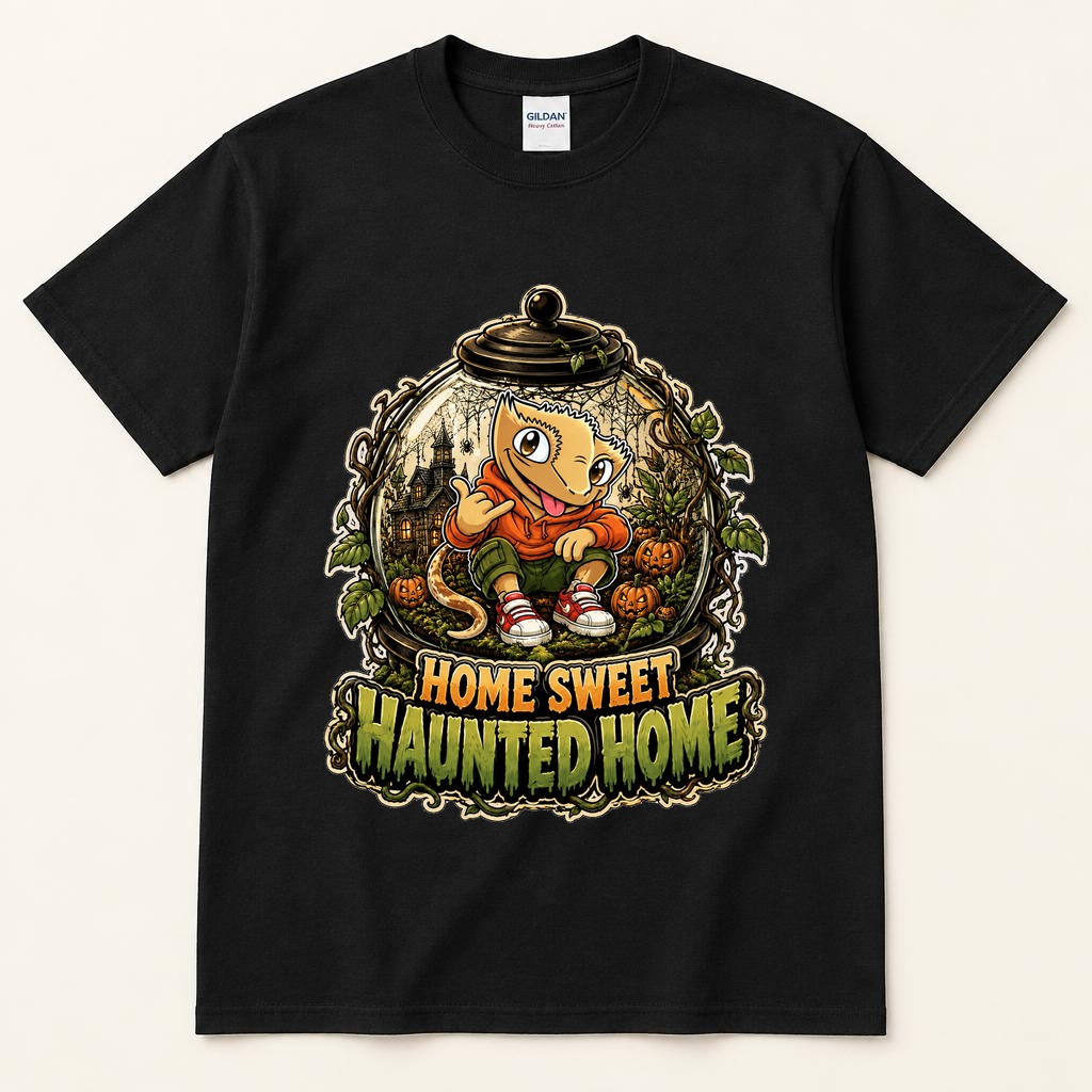 Home Sweet Haunted Home black tee