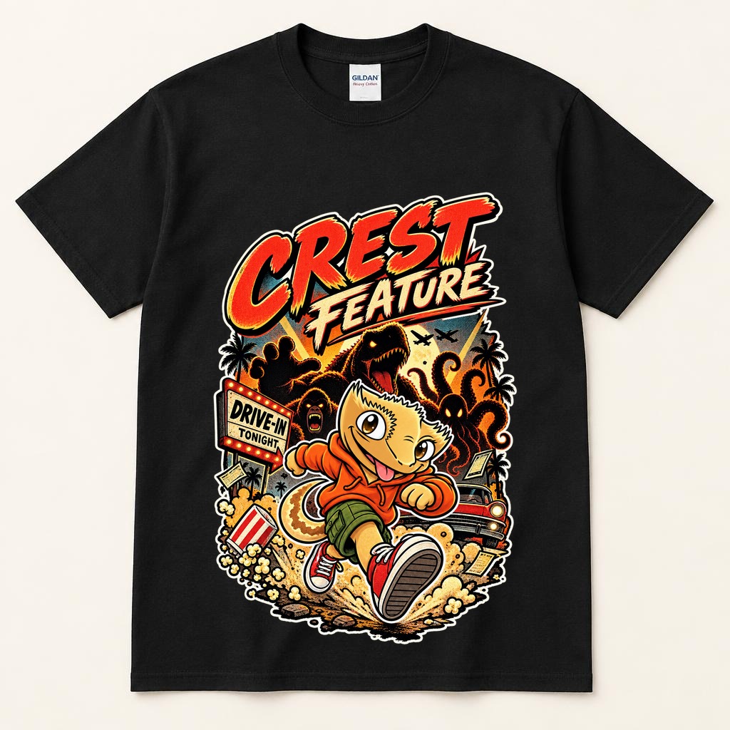 Crest Feature black tee