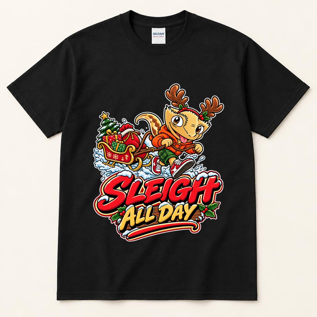 Sleigh All Day black tee