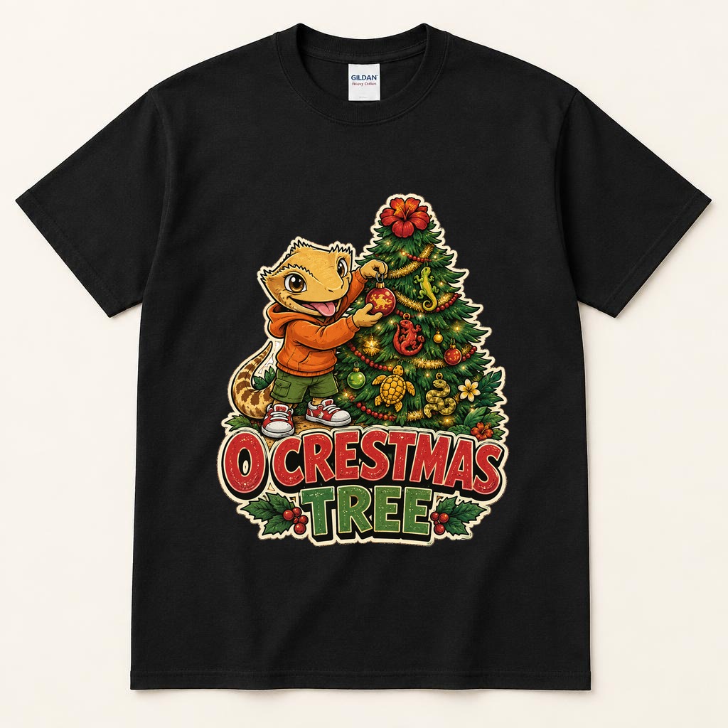 O Crestmas Tree black tee