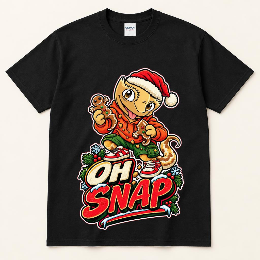 Oh Snap black tee