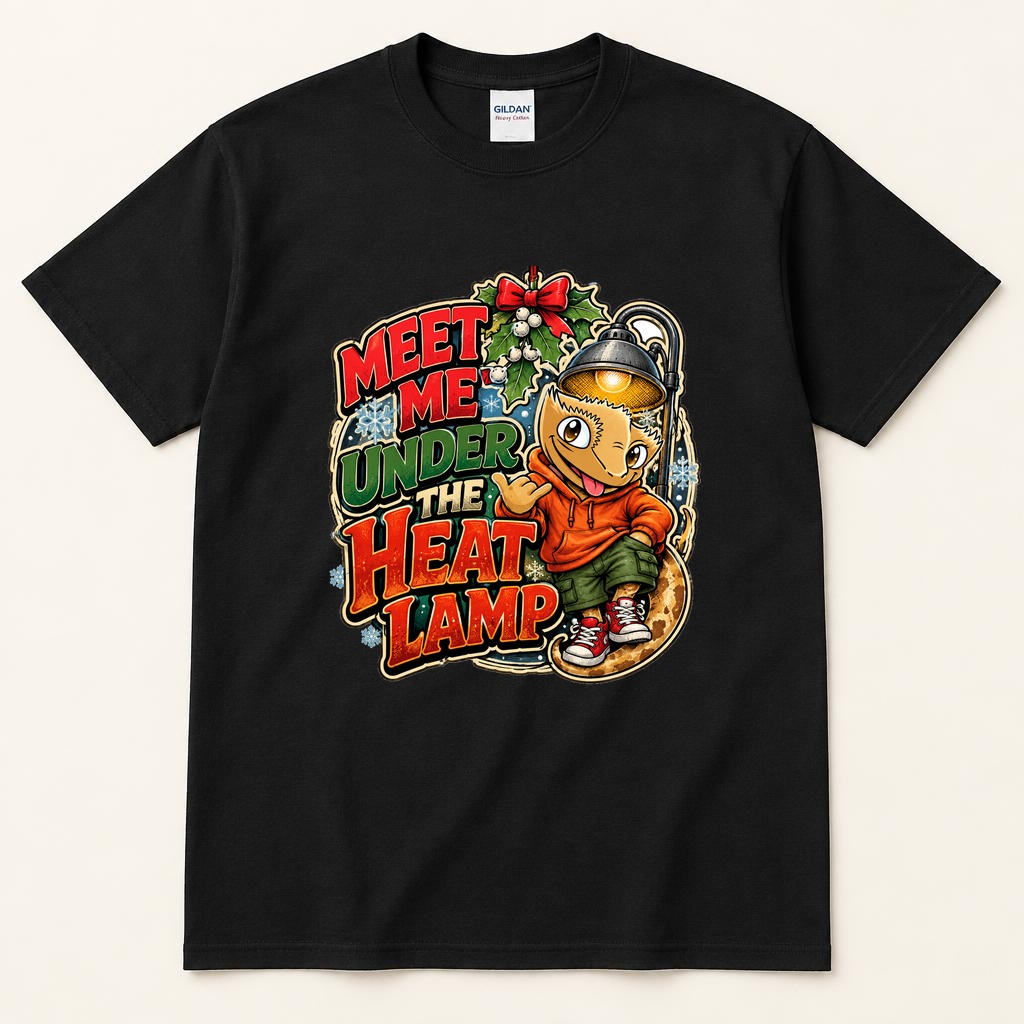 Meet me Under the Heat Lamp black tee