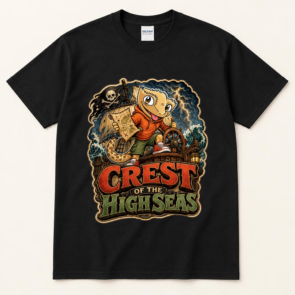 Crest of the High Seas black tee